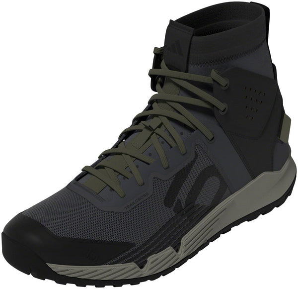 Five Ten Trailcross Mid Pro Flat Shoes - Men's Gray Six/Core BLK/Olive Strata 7.5