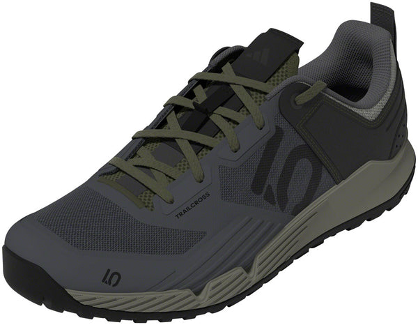 Five Ten Trailcross XT Flat Shoes - Men's Gray Six/Core BLK/Olive Strata 11.5