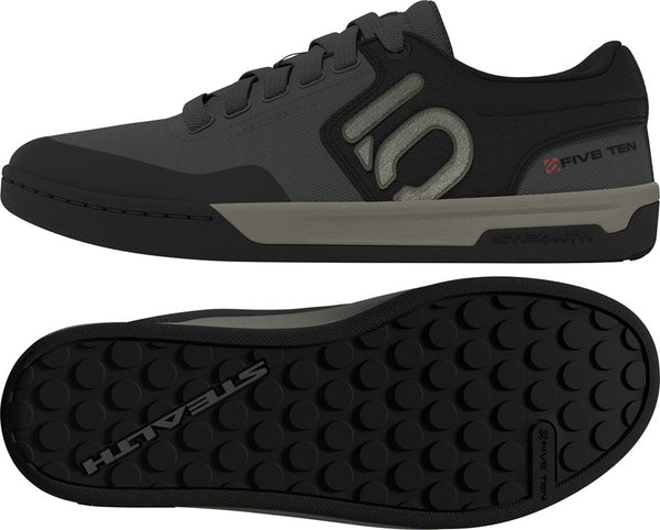 Five Ten Freerider Pro Canvas Flat Shoes - Men's Gray Six/Silver Pebble/Core BLK 7.5