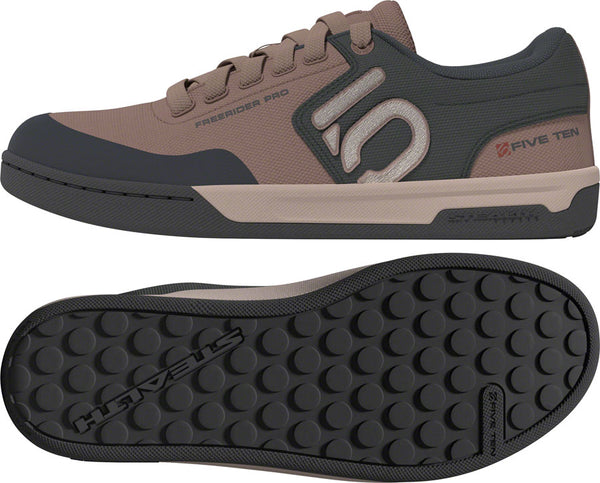 Five Ten Freerider Pro Canvas Flat Shoes - Women's Warm Clay/Wonder Taupe/Gray Six 10.5