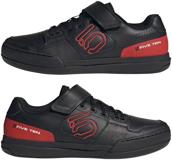 Five Ten Hellcat Mountain Clipless Shoes - Men's Core BLK/Red/FTWR White 8.5