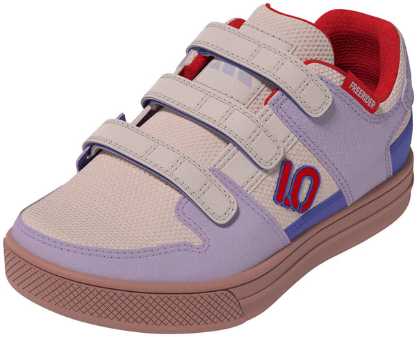 Five Ten Freerider Kid's VCS Flat Shoes - Putty Mauve/Pure Ruby/Semi Cobalt Blue 4.5