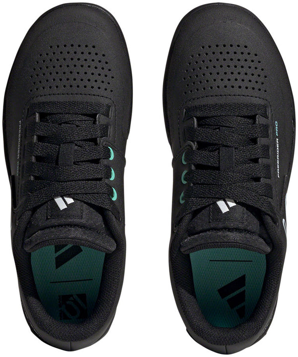 Five Ten Freerider Pro Flat Shoes - Women's Core BLK/Crystal White/Acid Mint 11