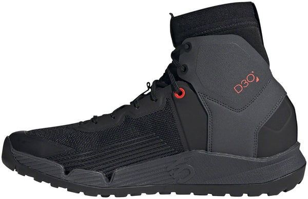 Five Ten Trailcross Mid Pro Flat Shoes - Men's Core BLK / Gray Two / Solar Red 7