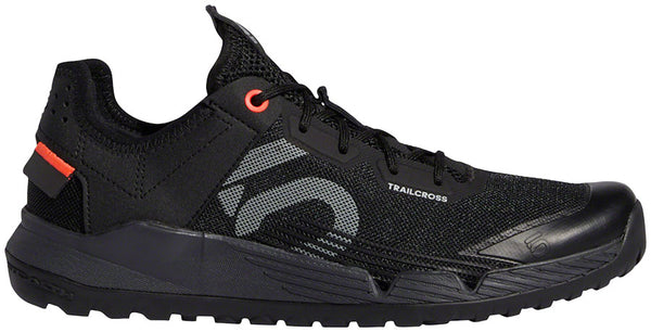Five Ten Trailcross LT Flat Shoes  -  Women's Core BLK / Gray Two / Solar Red 6.5