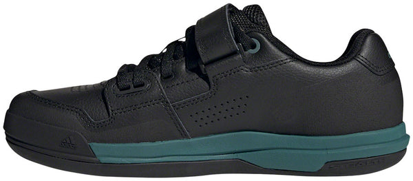 Five Ten Hellcat Mountain Clipless Shoes - Women's Core BLK / Crystal White / Hazy Emerald 9