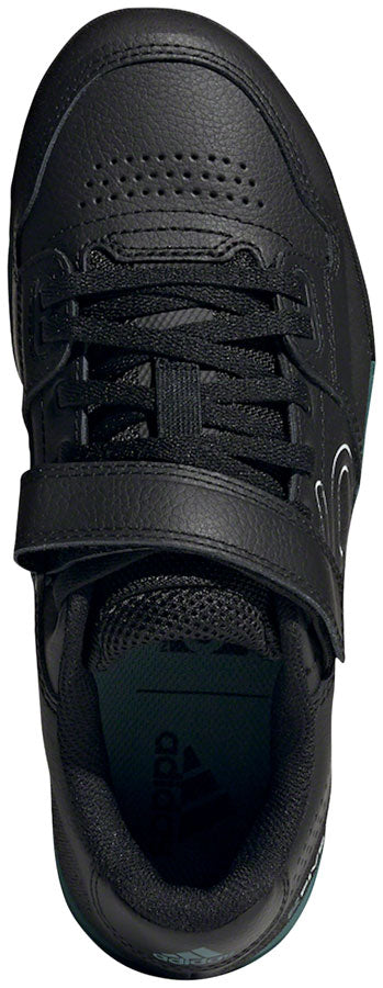 Five Ten Hellcat Mountain Clipless Shoes - Women's Core BLK / Crystal White / Hazy Emerald 9