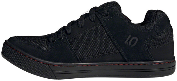 Five Ten Freerider Flat Shoes - Men's Core Black / Core Black  / Red 12.5