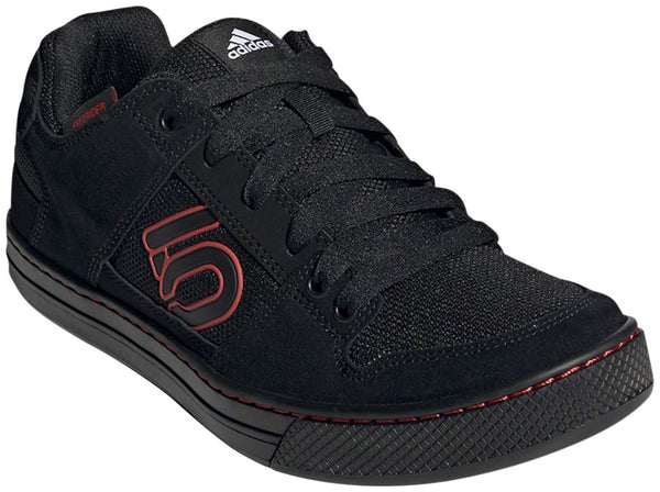 Five Ten Freerider Flat Shoes - Men's Core Black / Core Black  / Red 12
