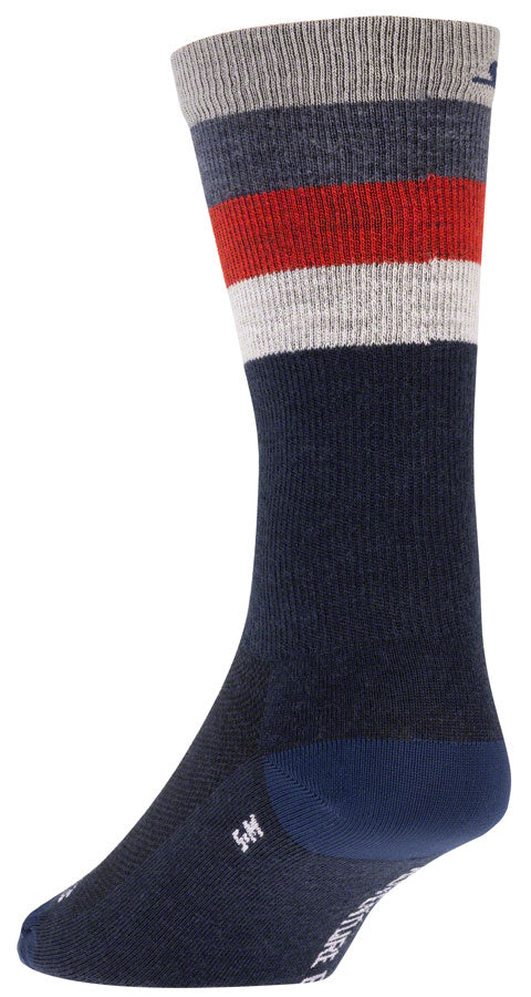 Salsa Arctica Wool Socks - Denim w/Stripes Small/Medium