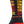 Teravail Scroll Wool Sock - Black/Red/Orange/Yellow Small/Medium