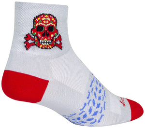SockGuy Classic Red Skull Socks - 3