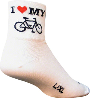 SockGuy Classic I Love My Bike Socks - 3