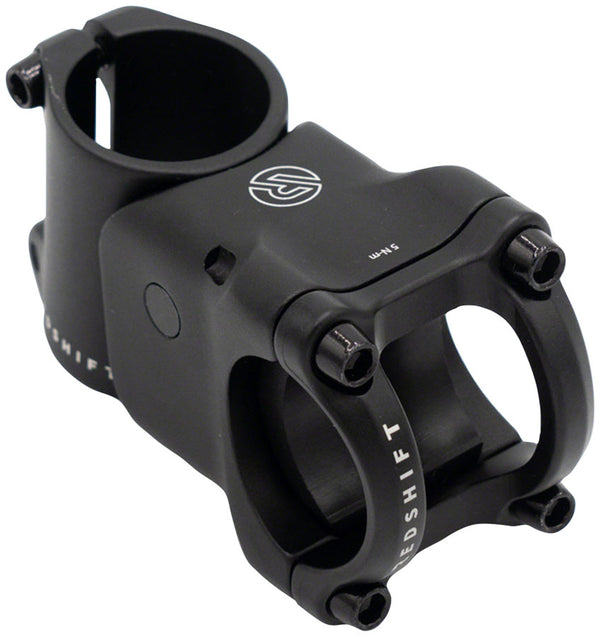 Redshift Sports ShockStop Stem - 55mm 31.8 Clamp +/-6 1 1/8" Aluminum Black