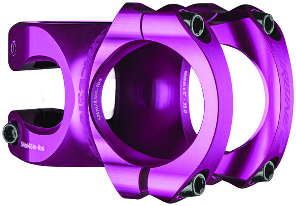 RaceFace Turbine R 35 Stem - 40mm 35mm Clamp +/-0 1 1/8" Purple