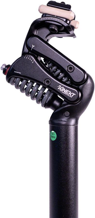 Cirrus Kinekt Suspension Seatpost - Aluminum 30.9 420mm XR- 180-320lb Rider BLK