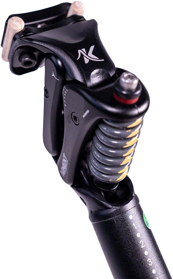 Cirrus Kinekt Suspension Seatpost - Aluminum 27.2 350mm XR- 180-320lb Rider BLK