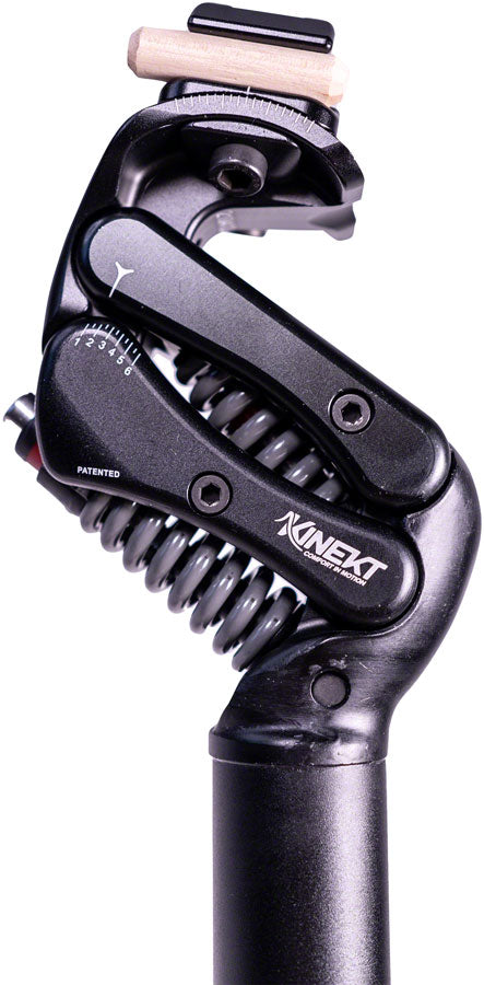 Cirrus Kinekt Suspension Seatpost - Aluminum 27.2 420mm LR- 80-180lb Rider BLK