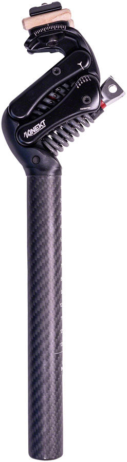 Cirrus Kinekt CR Suspension Seatpost - Carbon 27.2 380mm LR- 80-180lb Rider BLK