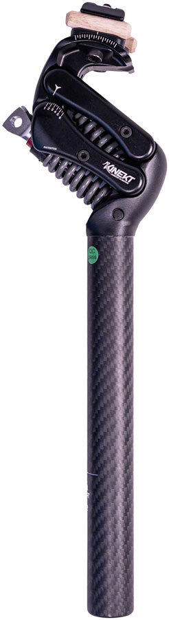 Cirrus Kinekt CR Suspension Seatpost - Carbon 27.2 380mm LR- 80-180lb Rider BLK