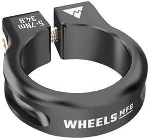 Wheels Manufacturing Seatpost Clamp - 34.9mm Bolt-On Black
