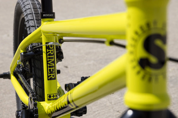 Sunday Primer 18" BMX Bike (18.5" Toptube) (Bright Yellow)