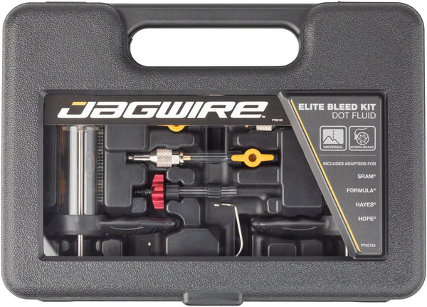 Jagwire Elite DOT Bleed Kit includes SRAM Avid Formula Hayes Hope Adapters