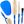Park Tool BCB-5 Professional Bike Cleaning Brush Set