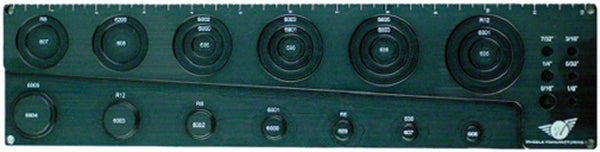 Wheels manufacturing Benchtop Bearing Ruler Bearing Ruler Black