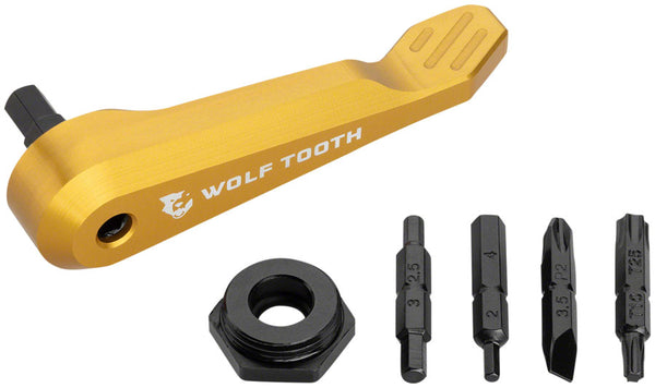 Wolf Tooth Components Axle Handle Multi-Tool Gold