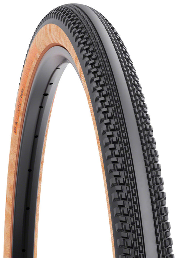 WTB Vulpine S Tire - 700 x 45 TCS Tubeless Folding BLK/Tan Light/Fast Rolling Dual DNA SG