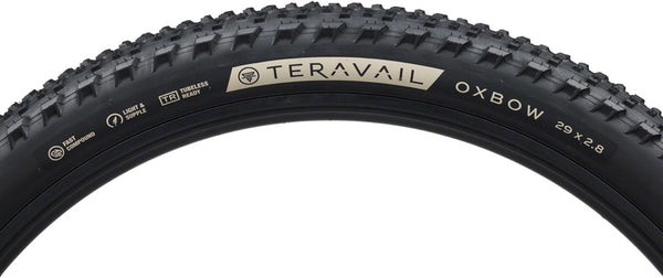 Teravail Oxbow Tire - 29 x 2.8 Tubeless Folding Black Light and Supple