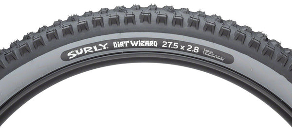 Surly Dirt Wizard Tire - 27.5 x 2.8 Tubeless Folding Black/Slate 60 tpi