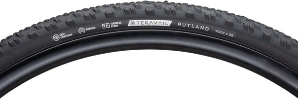 Teravail Rutland Tire - 700 x 35 Durable Black Fast Compound