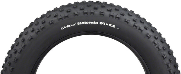 Surly Molenda Tire - 24 x 6.2 Tubeless Folding Black 60 TPI