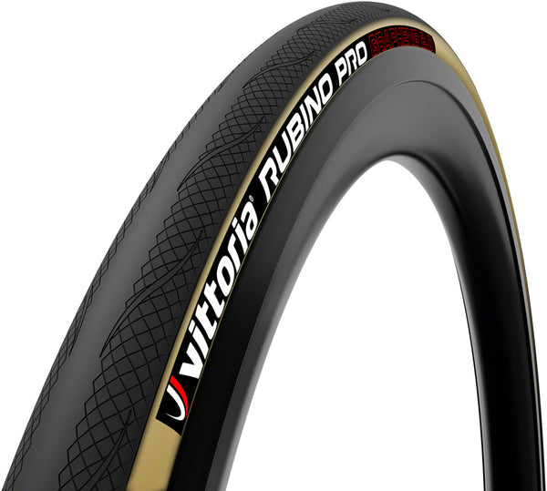 Vittoria Rubino Pro Tire - 700 x 28 Clincher Folding Black/Tan G2.0