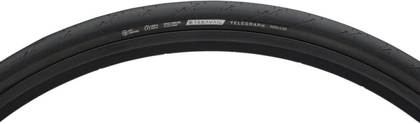 Teravail Telegraph Tire - 700 x 30 Tubeless Folding Black Light and Supple