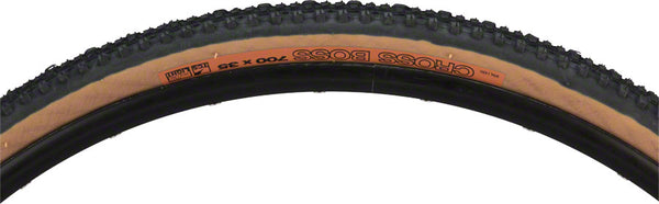 WTB Cross Boss Tire - 700 x 35 TCS Tubeless Folding BLK/Tan Light Fast Rolling