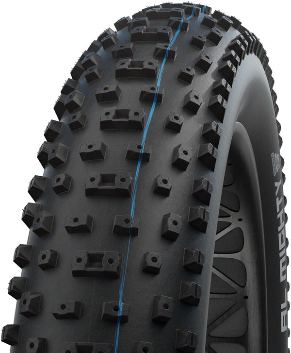 Schwalbe Al Mighty Tire - 26 x 4.8" Tubeless Folding BLK Evolution Line Addix Speed Grip Super Ground E-25