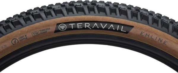 Teravail Ehline Tire - 27.5 x 2.5 Tubeless Folding Tan Light and Supple