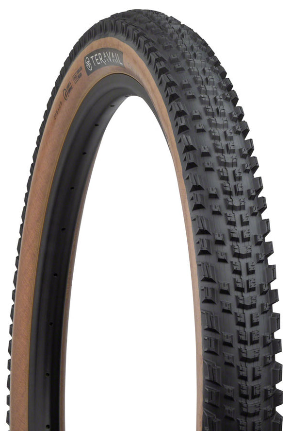 Teravail Ehline Tire - 27.5 x 2.5 Tubeless Folding Tan Durable Fast Compound