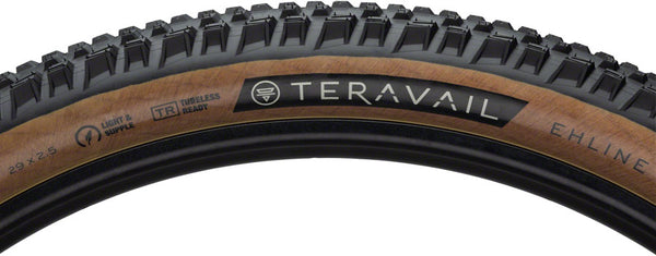 Teravail Ehline Tire - 29 x 2.5 Tubeless Folding Tan Durable Fast Compound