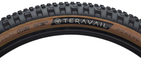 Teravail Honcho Tire - 27.5 x 2.4 Tubless Folding Tan Durable Grip Compound