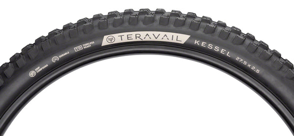 Teravail Kessel Tire - 27.5 x 2.5 Tubeless Folding Black Durable