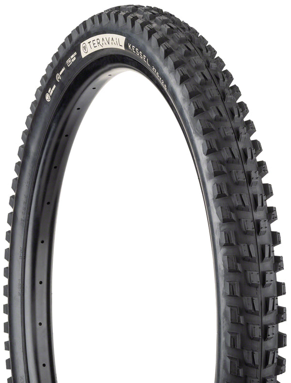 Teravail Kessel Tire - 27.5 x 2.5 Tubeless Folding Black Durable