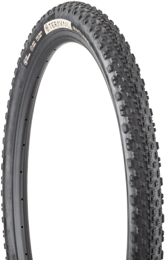 Teravail Rutland Tire - 27.5 x 2.1 Tubeless Folding Black Durable