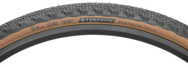 Teravail Washburn Tire - 700 x 42 Tubeless Folding Tan Durable