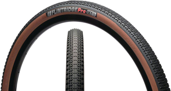 Kenda Flintridge Pro Tire - 700 x 40 Tubeless Folding Coffee Sidewall 120tpi GCT