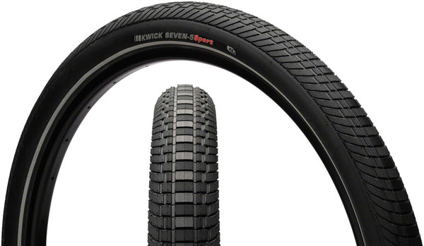 Kenda Kwick Seven.5 Tire - 27.5 x 2 Clincher Wire Black/Reflective 60tpi KS