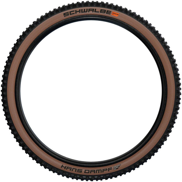 Schwalbe Hans Dampf Tire - 27.5 x 2.6 Tubeless Folding BLK/Bronze Evolution Line Super Trail Addix Soft